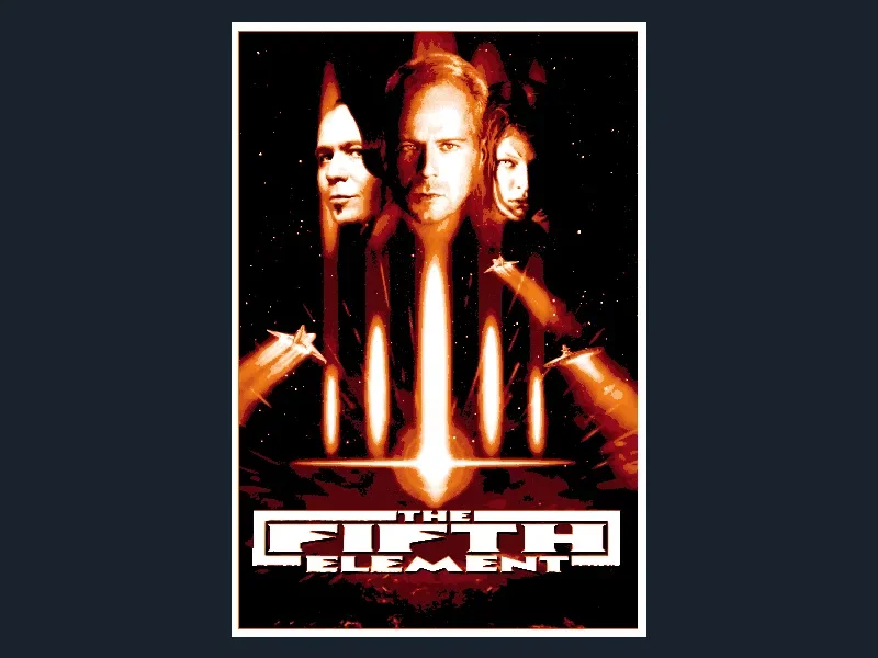 The Fifth Element (Movie Poster - HueForge) by HugheCraft HueForge model: The Fifth Element (Movie Poster - HueForge) by HugheCraft