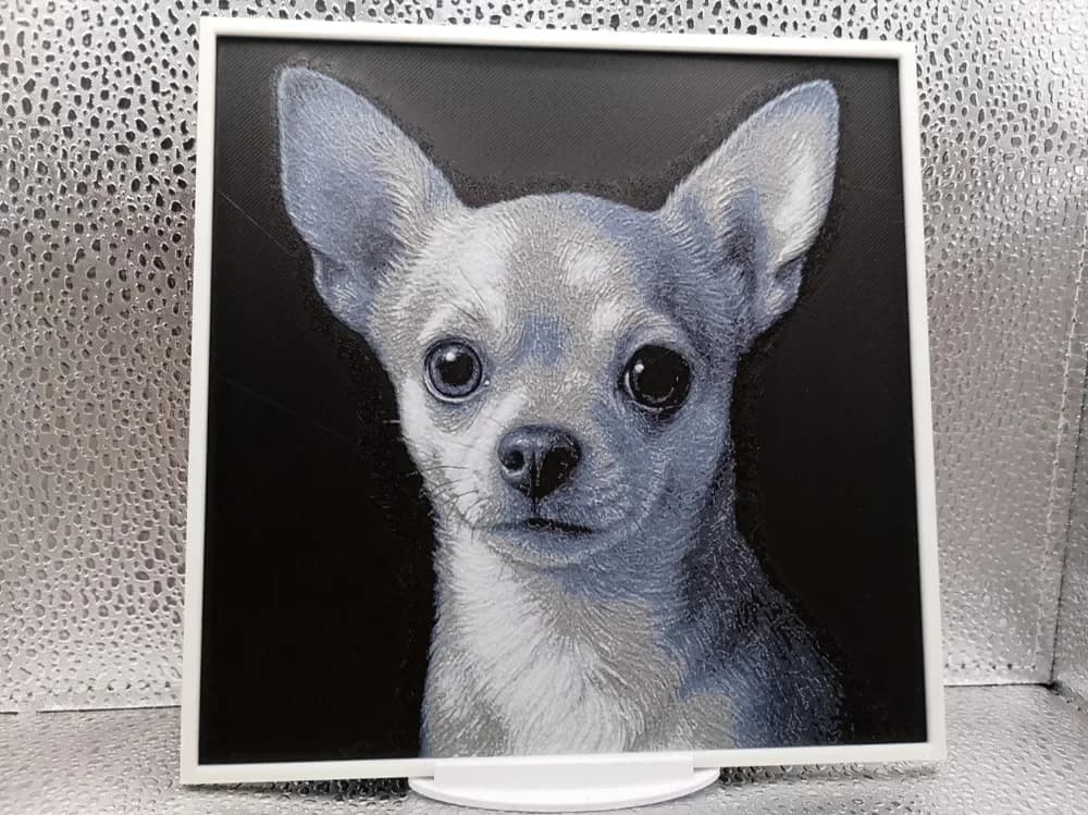 Chihuahua hueforge by Borishotch Industries HueForge model: Chihuahua hueforge by Borishotch Industries