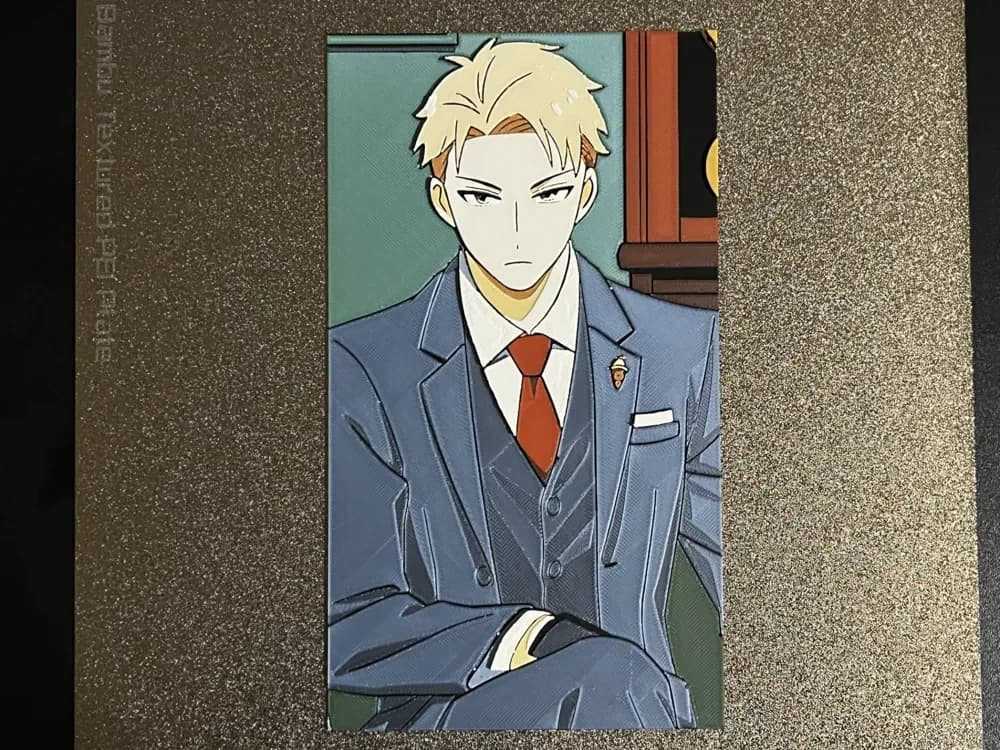 HueForge model: Loid Forger SpyXFamily Hueforge by FantasyZ