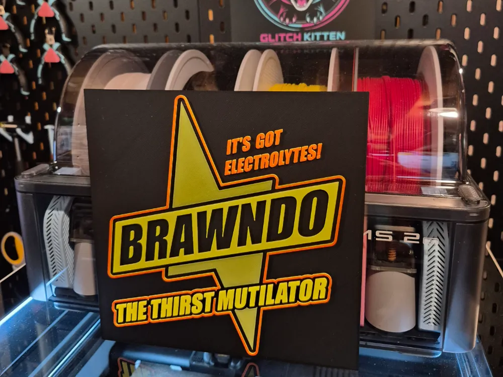 BRAWNDO - The Hueforge Plants Crave by Glitch Kitten HueForge model: BRAWNDO - The Hueforge Plants Crave by Glitch Kitten