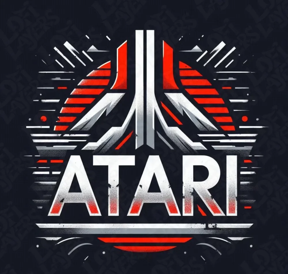 Atari Logo Hueforge by LoFi Layers HueForge model: Atari Logo Hueforge by LoFi Layers