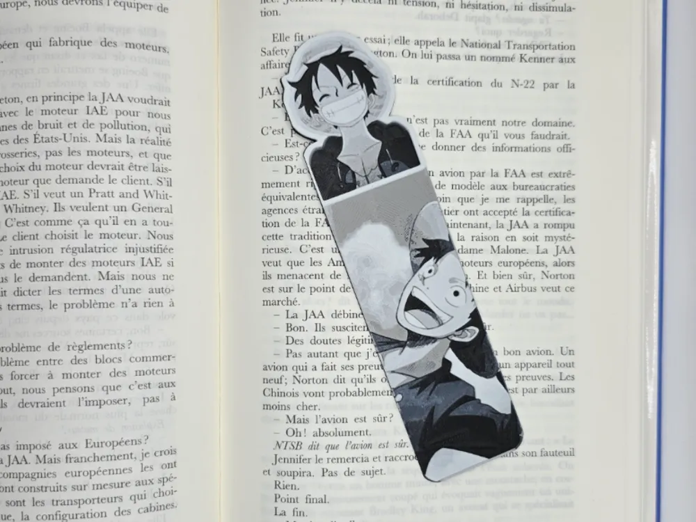 Bookmark Luffy One piece by Kactus Fpv HueForge model: Bookmark Luffy One piece by Kactus Fpv