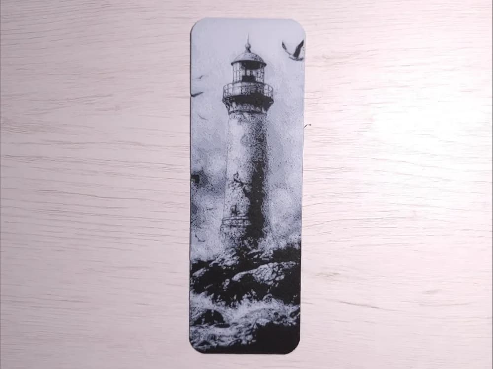 Lighthouse 10 Bookmark by Atrus Design HueForge model: Lighthouse 10 Bookmark by Atrus Design