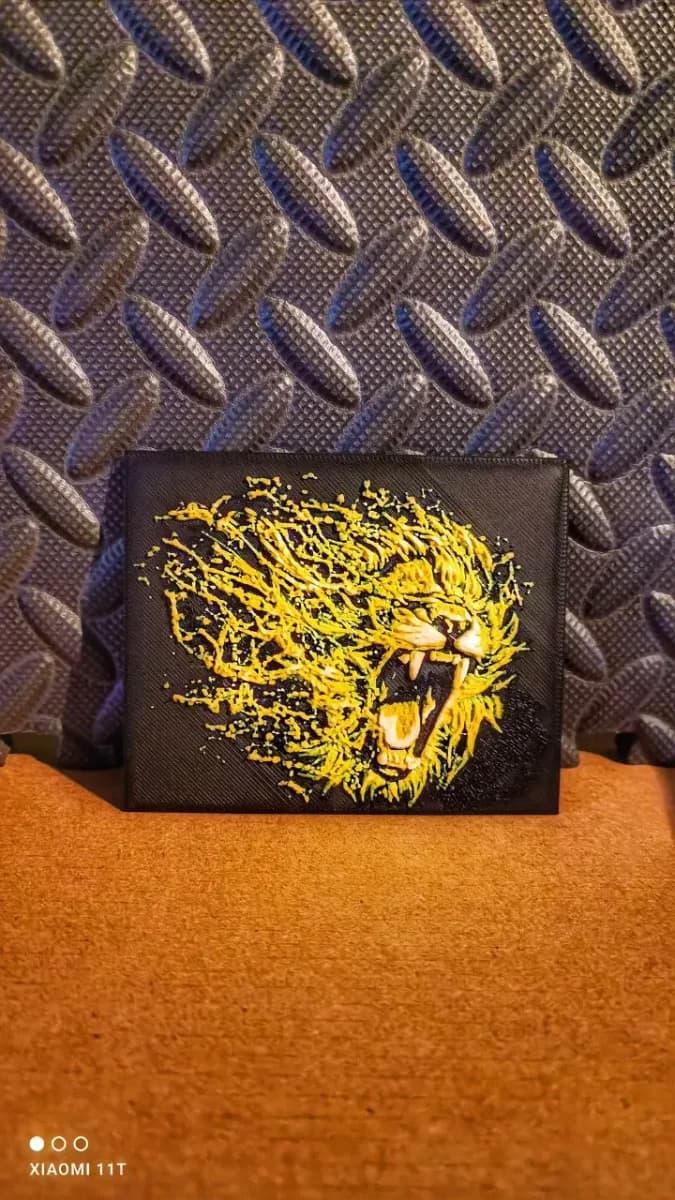 lion king hueforge by KO Additive Labo HueForge model: lion king hueforge by KO Additive Labo