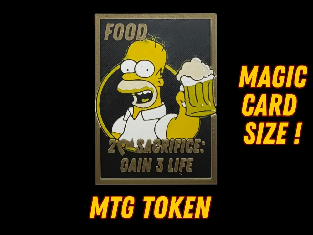 Food Token - Beer - Magic The Gathering Food Token - Beer - Magic The Gathering