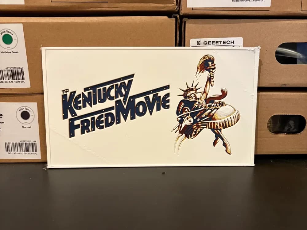 Kentucky Fried Movie Hueforge by Estiv HueForge model: Kentucky Fried Movie Hueforge by Estiv