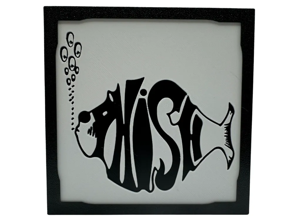Phish Cover - Hueforge by Canadian Gamer HueForge model: Phish Cover - Hueforge by Canadian Gamer