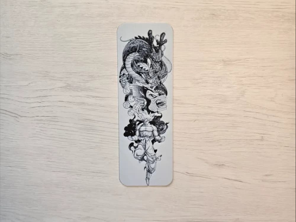 Dragon Ball Goku Bookmark by Atrus Design HueForge model: Dragon Ball Goku Bookmark by Atrus Design