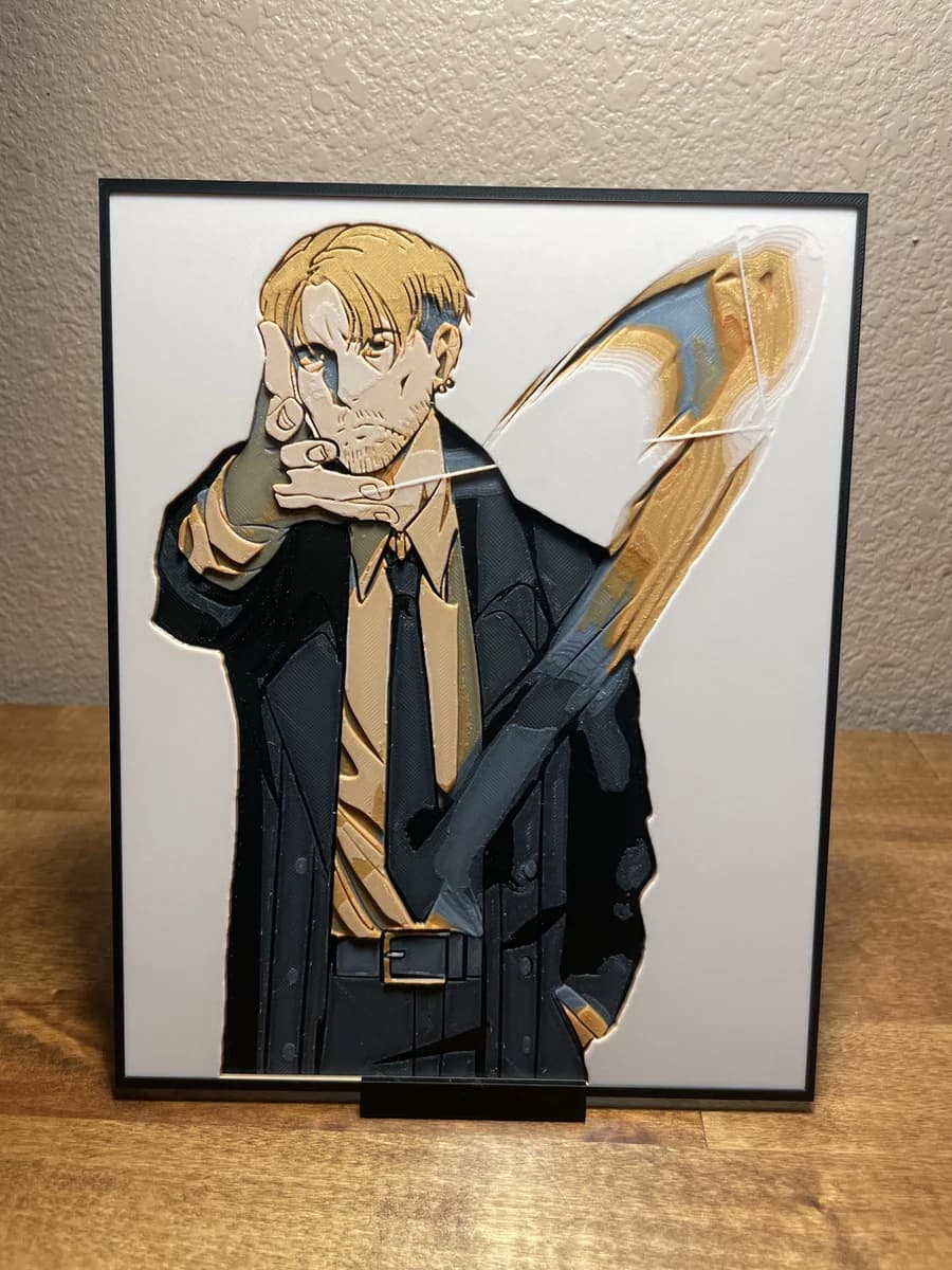 Kishibe Hueforge (Chainsaw Man) by Cloudy Nostalgia HueForge model: Kishibe Hueforge (Chainsaw Man) by Cloudy Nostalgia