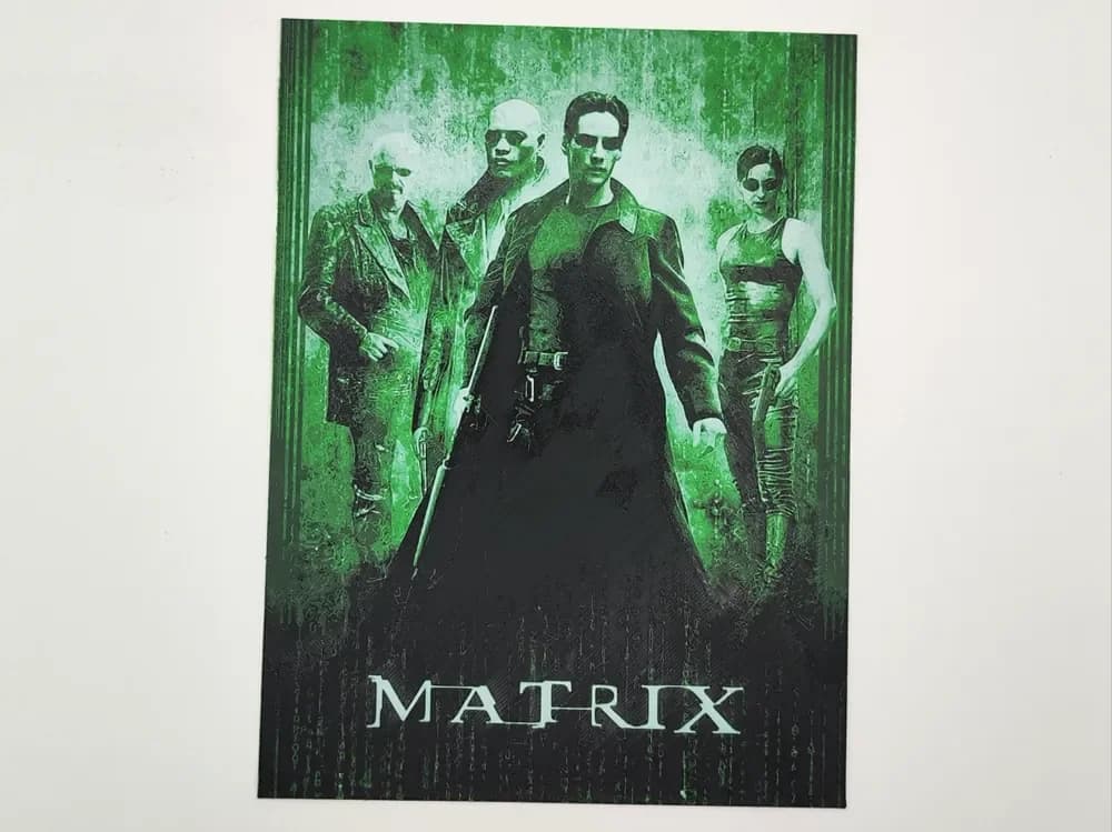 Matrix poster - Hueforge by Altf4-Formation HueForge model: Matrix poster - Hueforge by Altf4-Formation