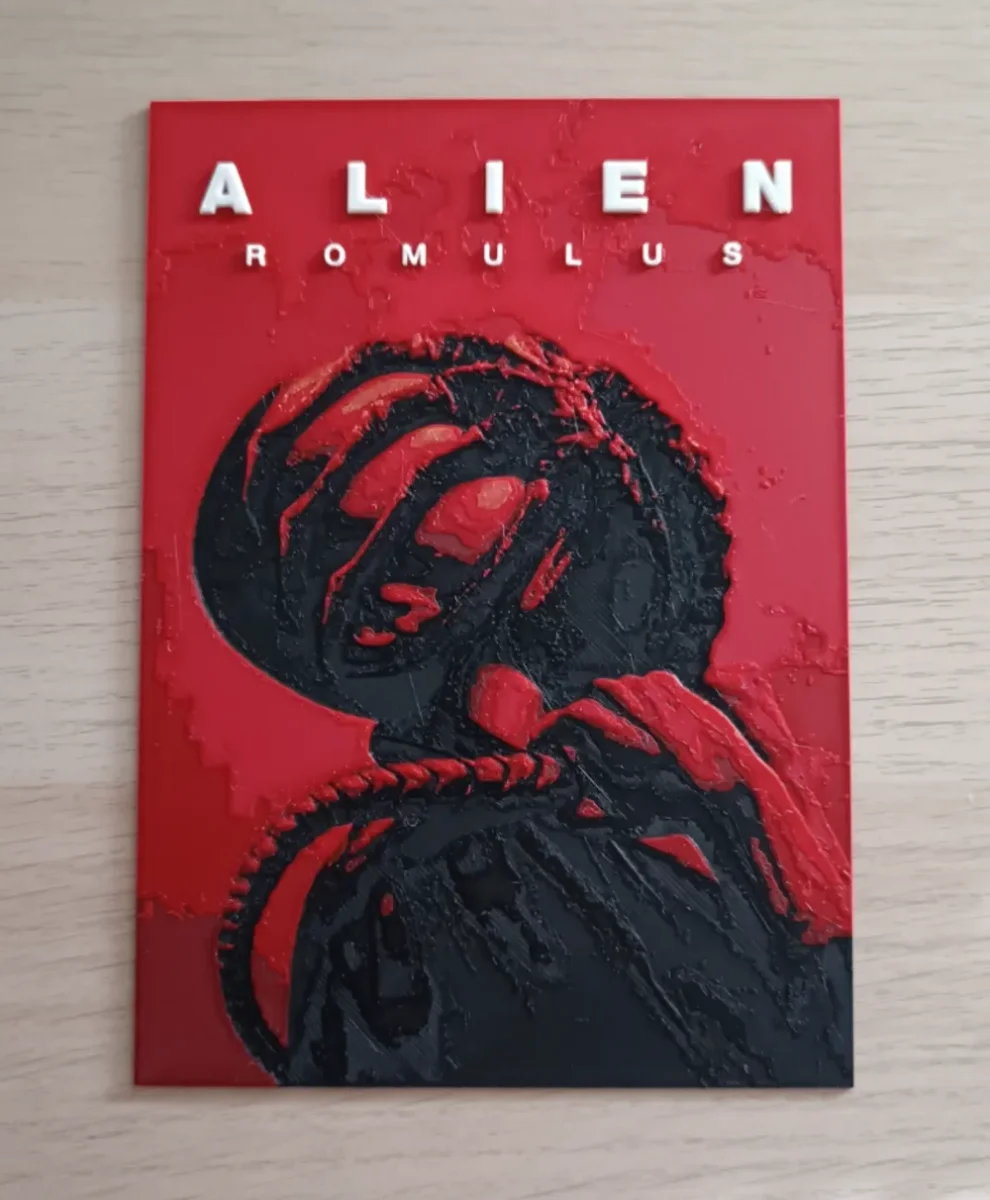 Alien Romulus Hueforge by Atrus Design HueForge model: Alien Romulus Hueforge by Atrus Design