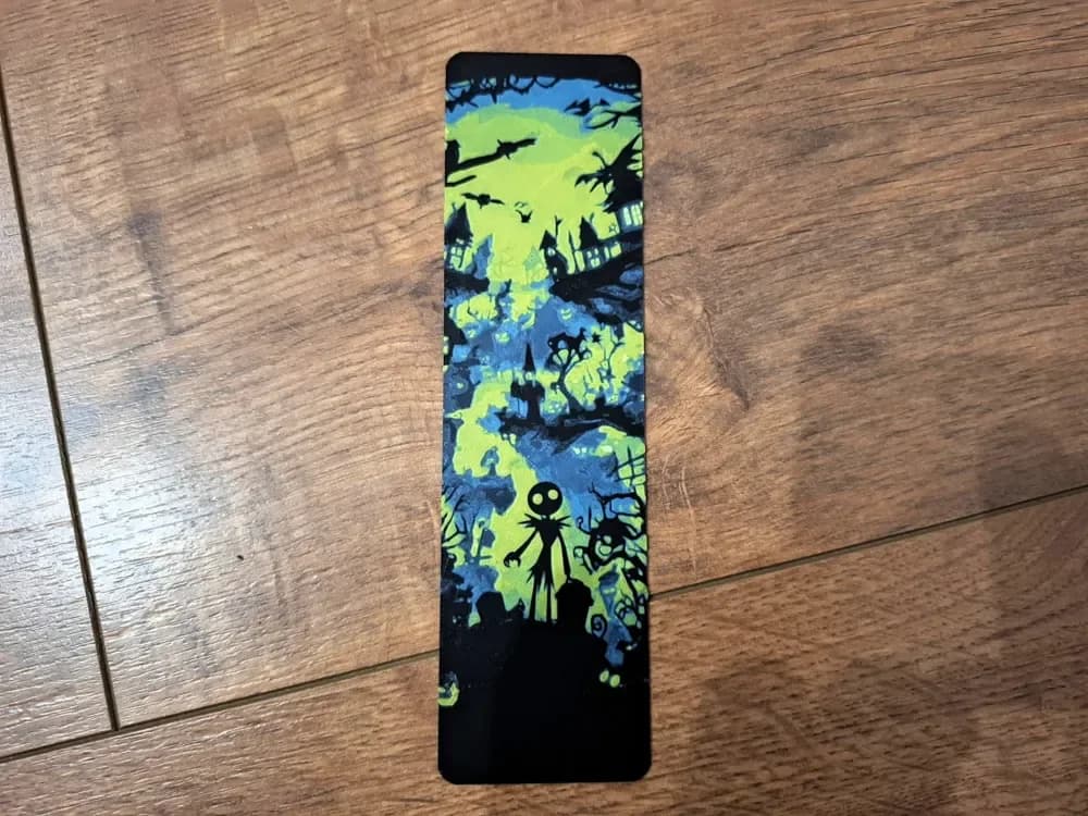 Jack Skellington Halloween bookmark - Hueforge Jack Skellington Halloween bookmark - Hueforge