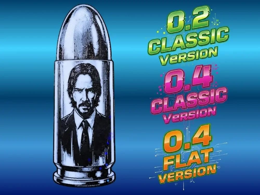 John Wick Bookmark by Atrus Design HueForge model: John Wick Bookmark by Atrus Design