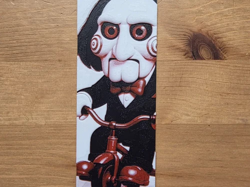 The Saw Bookmark by Morganja HueForge model: The Saw Bookmark by Morganja