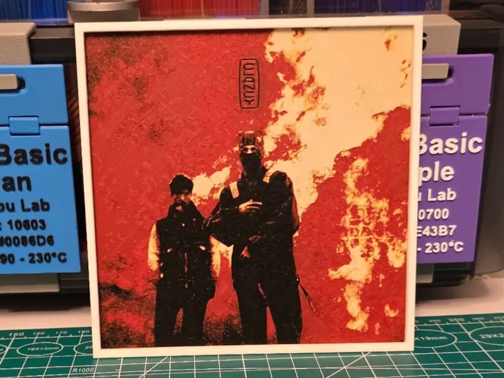 HueForge model: Twenty One Pilots "Clancy" Album - Hueforge Art by Lumpy3D