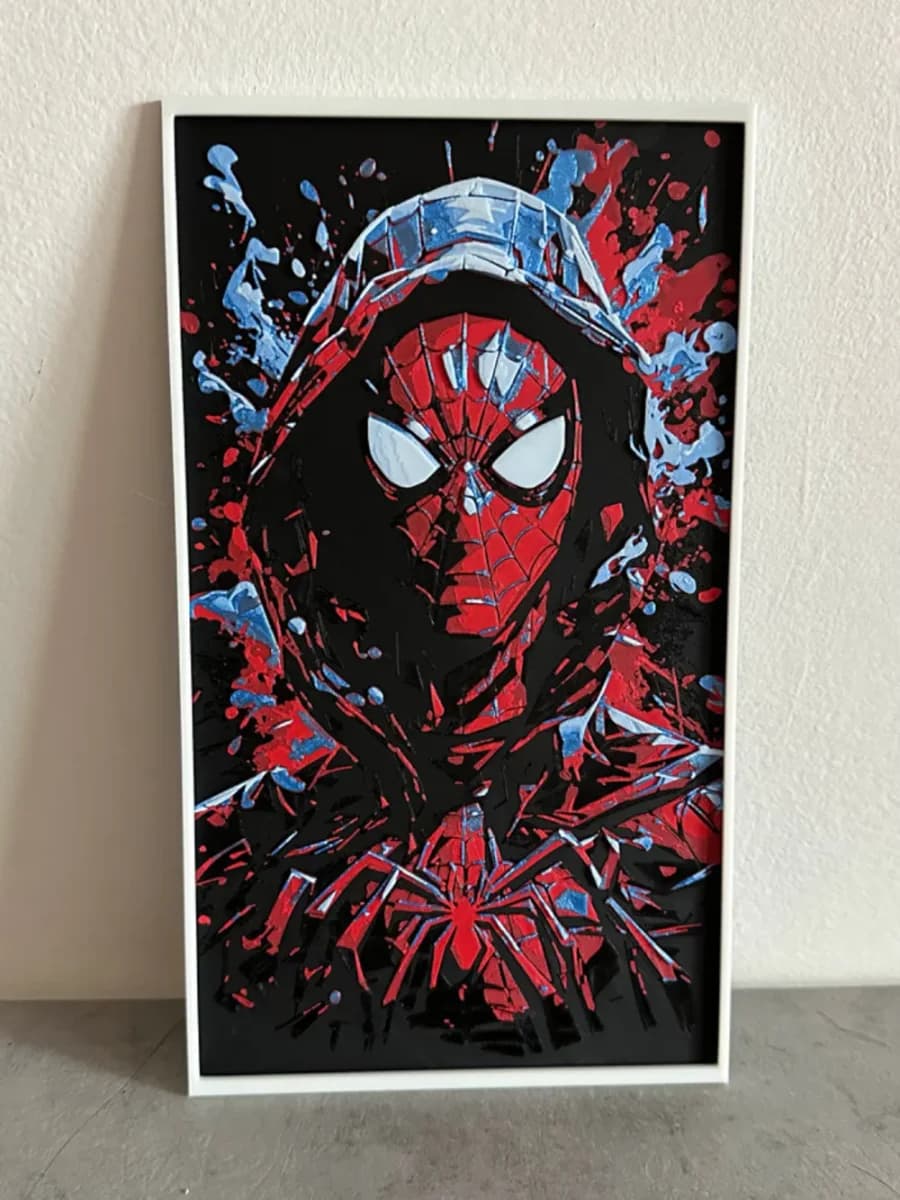 Spiderman modern style hueforge. FAST PRINT Spiderman modern style hueforge. FAST PRINT