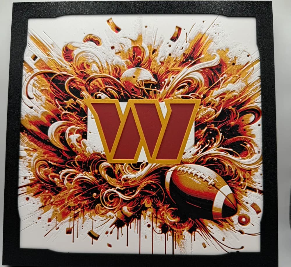 Washington Commanders - NFL Hueforge