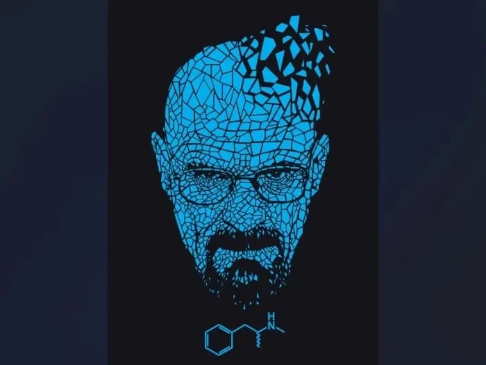 Hueforge Blue Heisenberg Breaking Bad