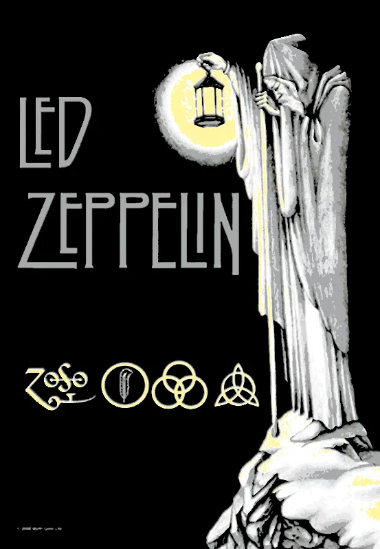 Hueforge - Led Zeppelin - Stairway 2 Heaven Poster by Cloudy Nostalgia HueForge model: Hueforge - Led Zeppelin - Stairway 2 Heaven Poster by Cloudy Nostalgia