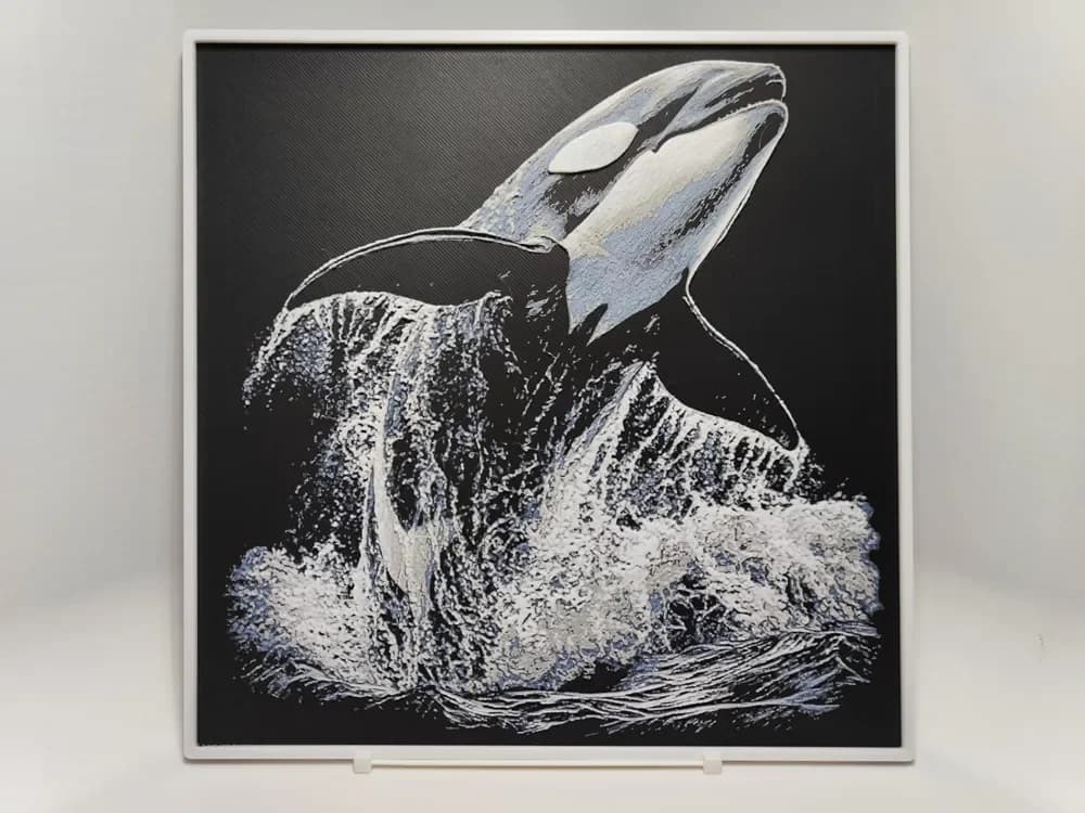 Orca - Hueforge by BeaN HueForge model: Orca - Hueforge by BeaN