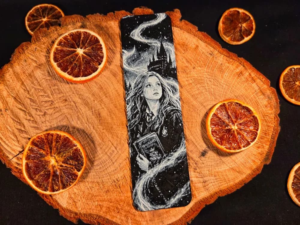 Ginny Weasley, Harry Potter inspired bookmark by EternalDesigns3D HueForge model: Ginny Weasley, Harry Potter inspired bookmark by EternalDesigns3D
