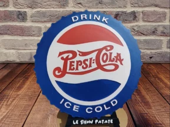 Capsule Pepsi retro vintage Hueforge by leshowpatate HueForge model: Capsule Pepsi retro vintage Hueforge by leshowpatate