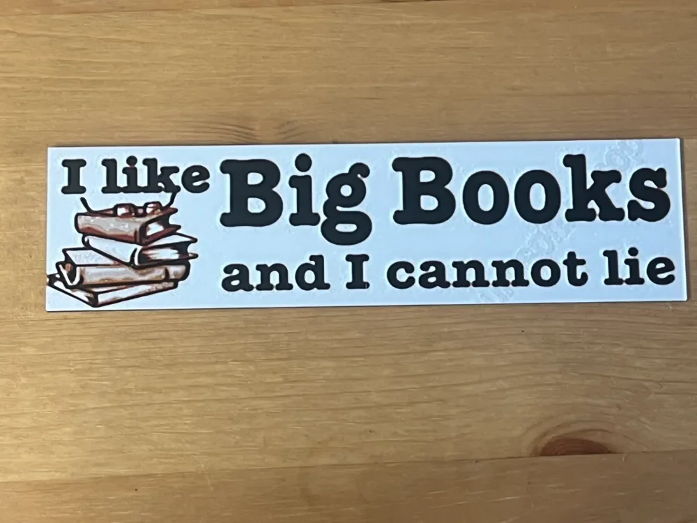 i like big books and i cannot lie bookmark by Morganja HueForge model: i like big books and i cannot lie bookmark by Morganja