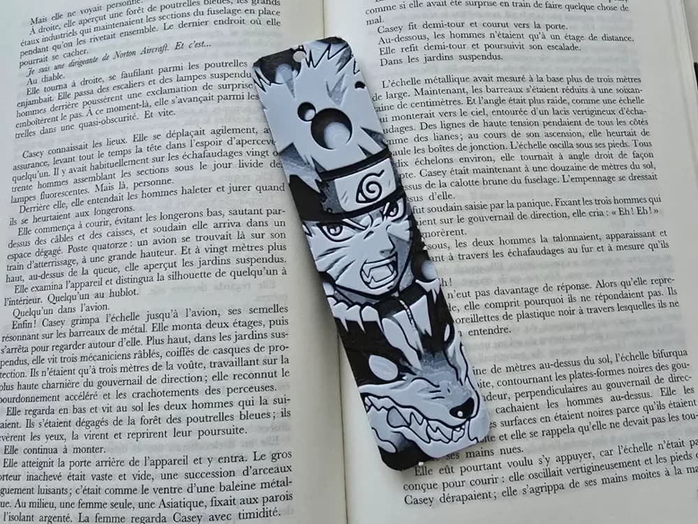 Bookmark Naruto by Kactus Fpv HueForge model: Bookmark Naruto by Kactus Fpv