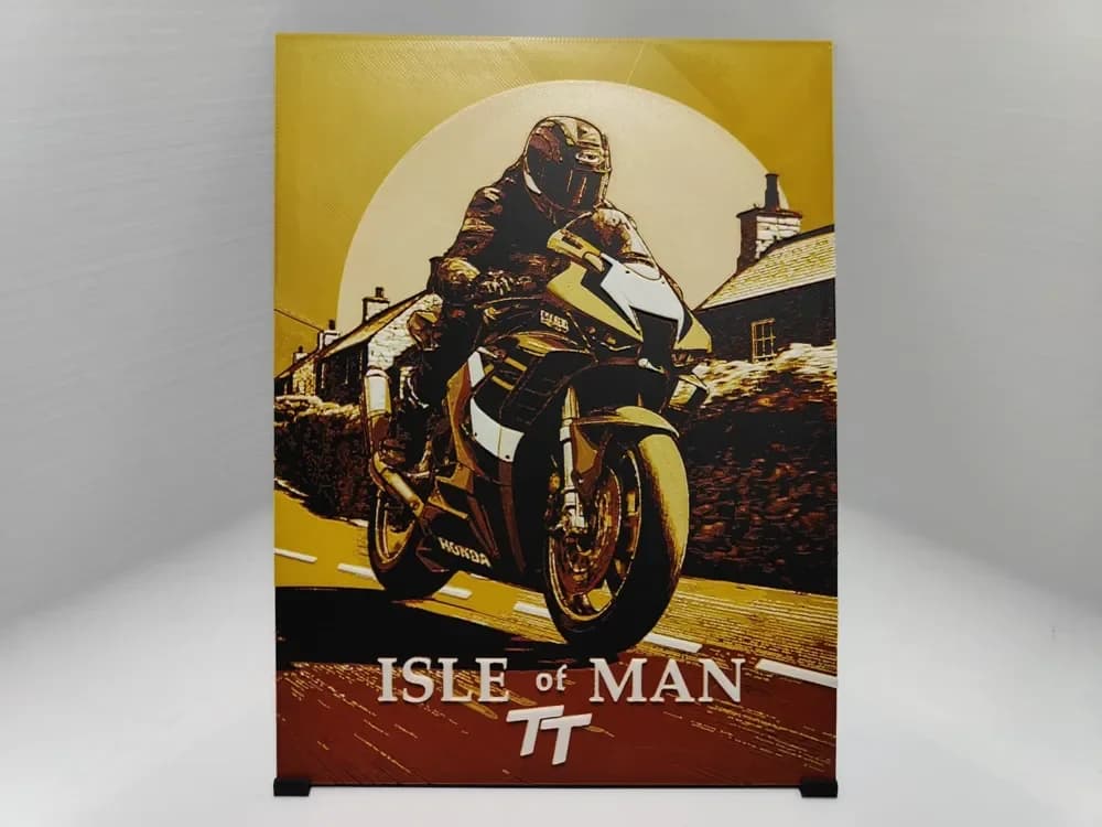 Isle of Man TT Poster - Huefroge