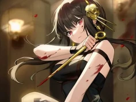 HueForge model: Spy X Familiy_Yor by FantasyZ