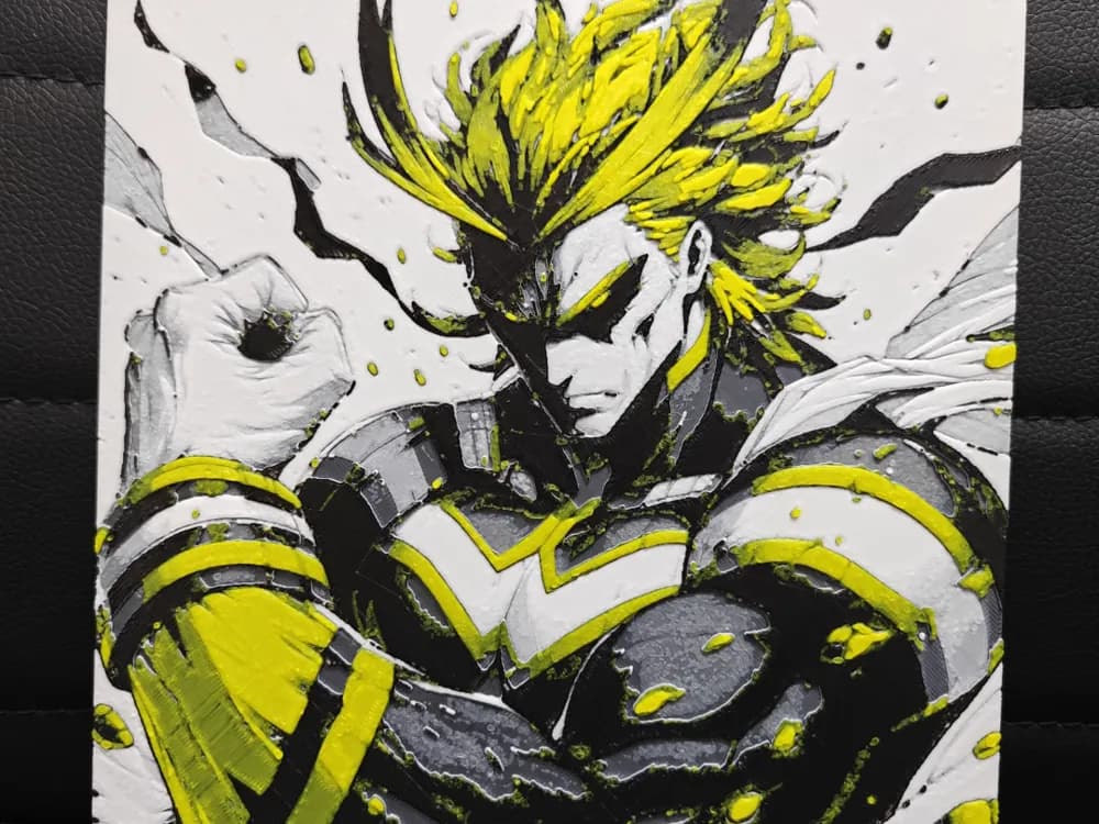 All Might MHA by TheHueforgeLady HueForge model: All Might MHA by TheHueforgeLady