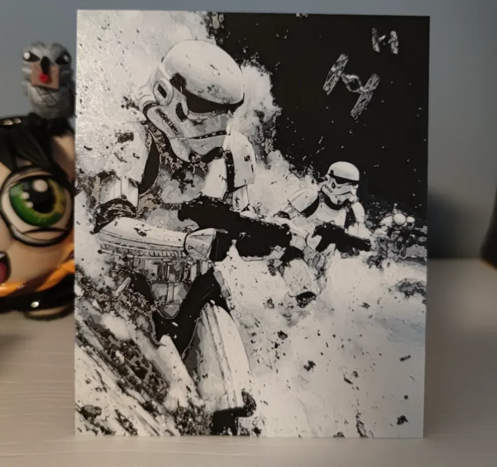 Hueforge Star Wars troopers by Litolunar HueForge model: Hueforge Star Wars troopers by Litolunar
