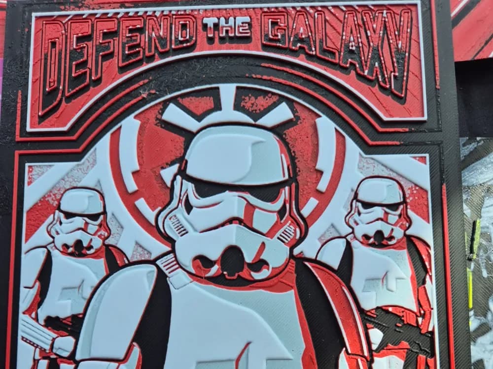 Become a storm trooper Wall Art by FiremanprintsIRL (BR3Design) HueForge model: Become a storm trooper Wall Art by FiremanprintsIRL (BR3Design)
