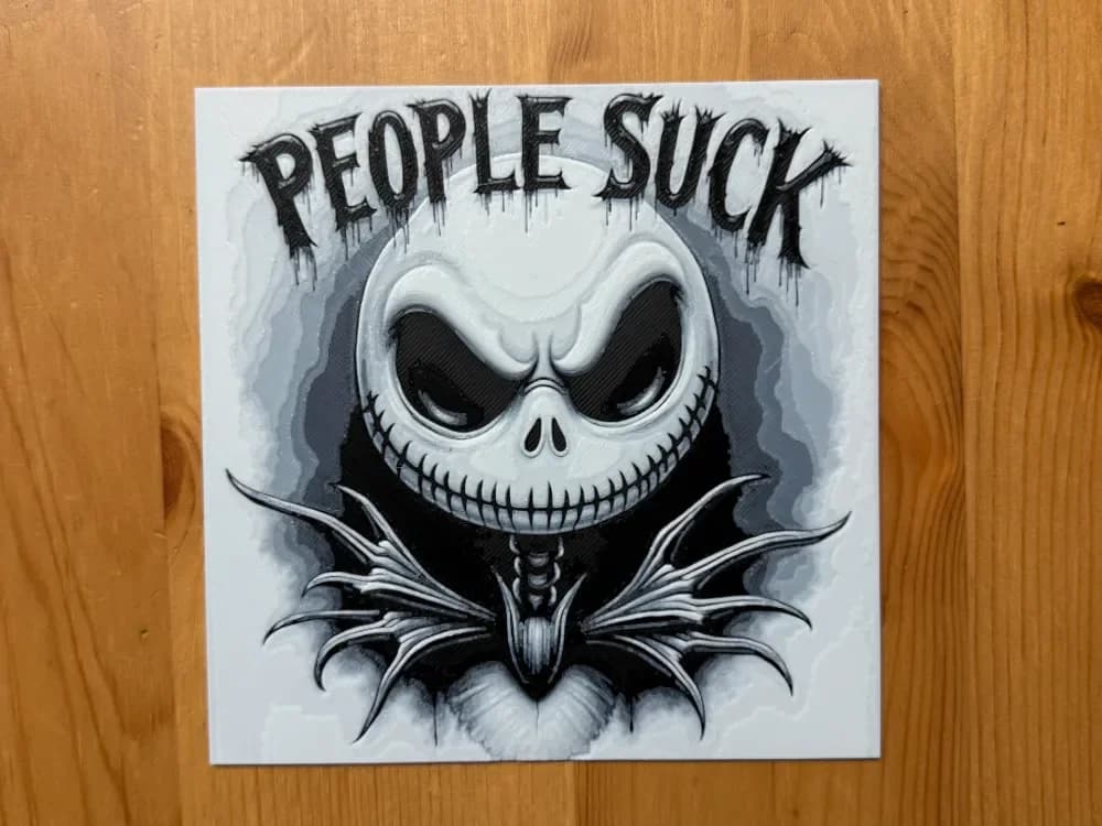 People Suck Hueforge by Morganja HueForge model: People Suck Hueforge by Morganja