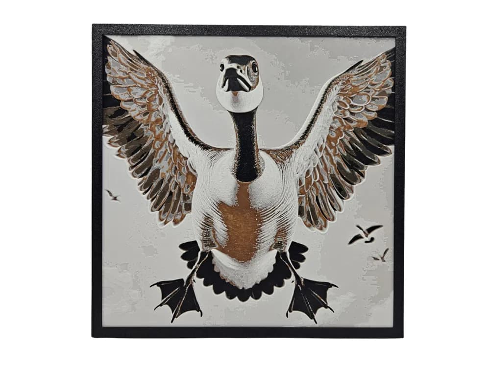 HueForge model: Canadian Cobra Chicken (Goose) by BusyKikiBee