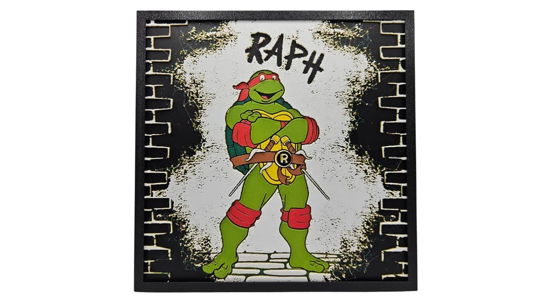 HueForge model: Raphael (Retro 1980s TMNT Hueforge) by BusyKikiBee