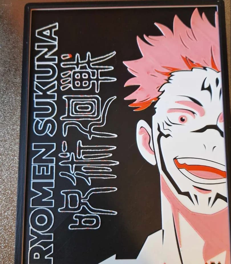 jujutsu kaisen - Sukuna face Hueforge jujutsu kaisen - Sukuna face Hueforge