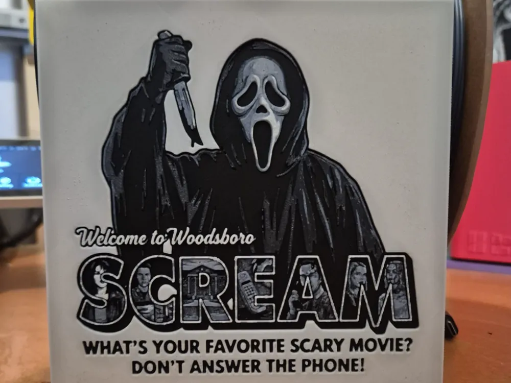 scream by Buntsta HueForge model: scream by Buntsta