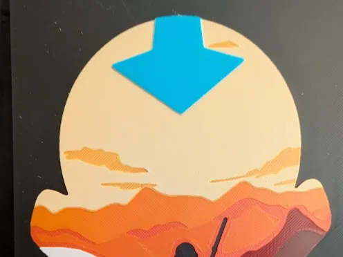 Aang - Avatar The Last Airbender Hueforge Aang - Avatar The Last Airbender Hueforge