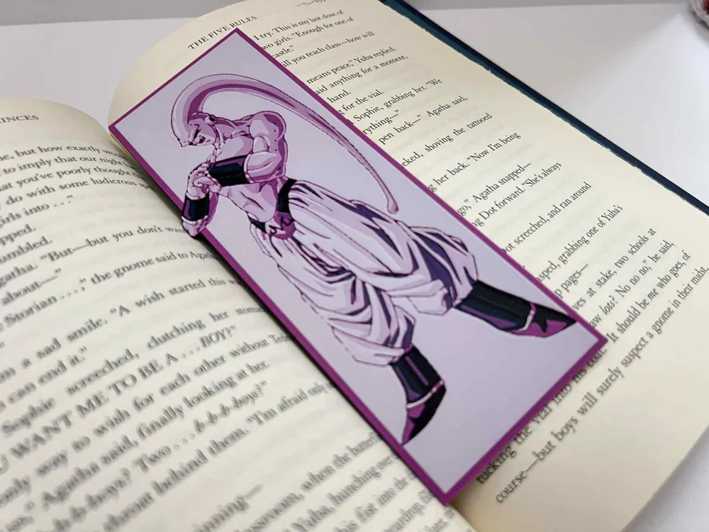 Majin Buu Bookmark by 3djd HueForge model: Majin Buu Bookmark by 3djd