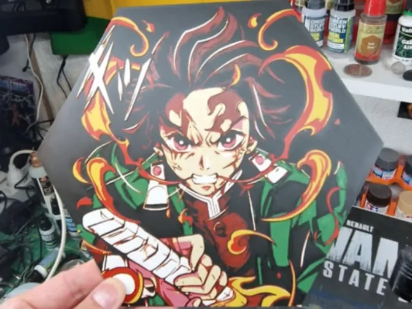 Tanjiro Hueforge - Demon Slayer by Dakiren HueForge model: Tanjiro Hueforge - Demon Slayer by Dakiren