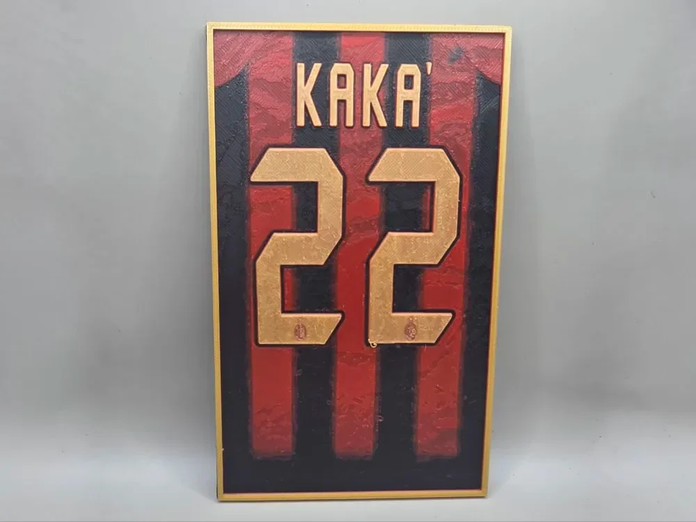 Kaka 22 AcMilan - HueForge by keko HueForge model: Kaka 22 AcMilan - HueForge by keko