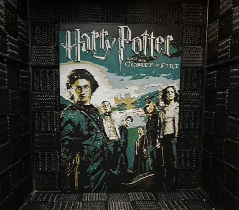 Hueforge Movie Poster - Harry Potter Goblet Fire - by JoDau HueForge model: Hueforge Movie Poster - Harry Potter Goblet Fire - by JoDau