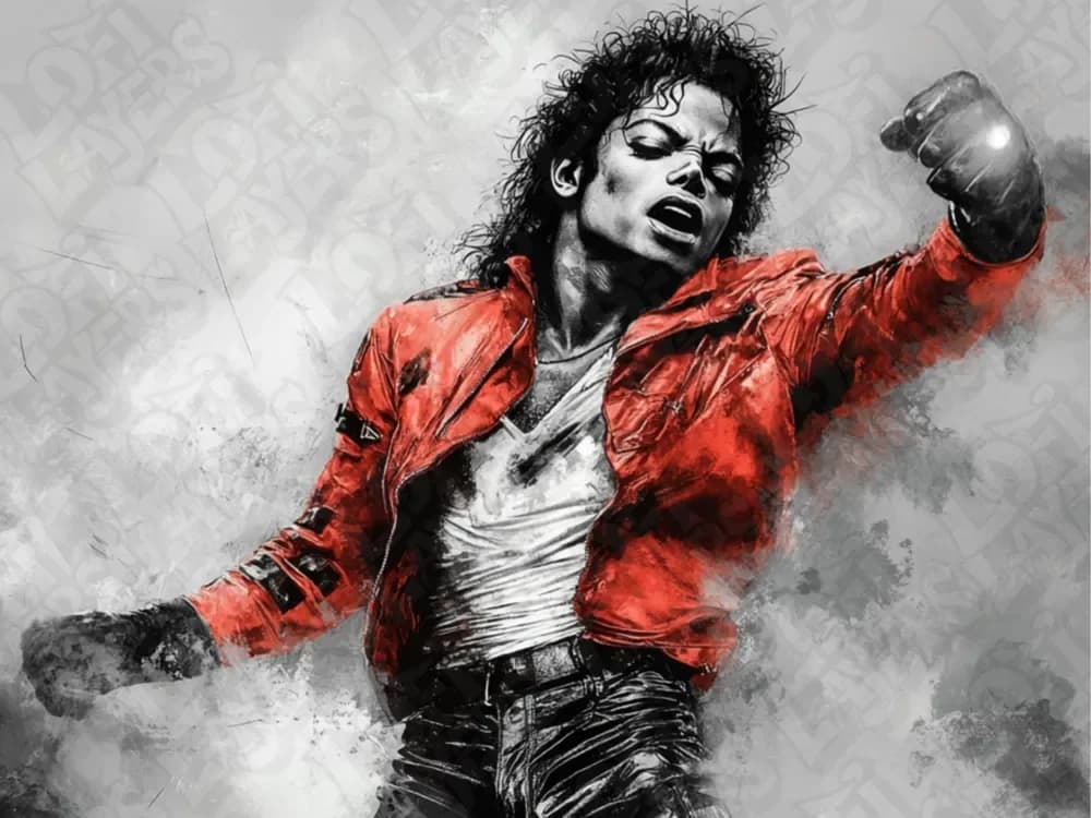 Michael Jackson Hueforge by LoFi Layers HueForge model: Michael Jackson Hueforge by LoFi Layers