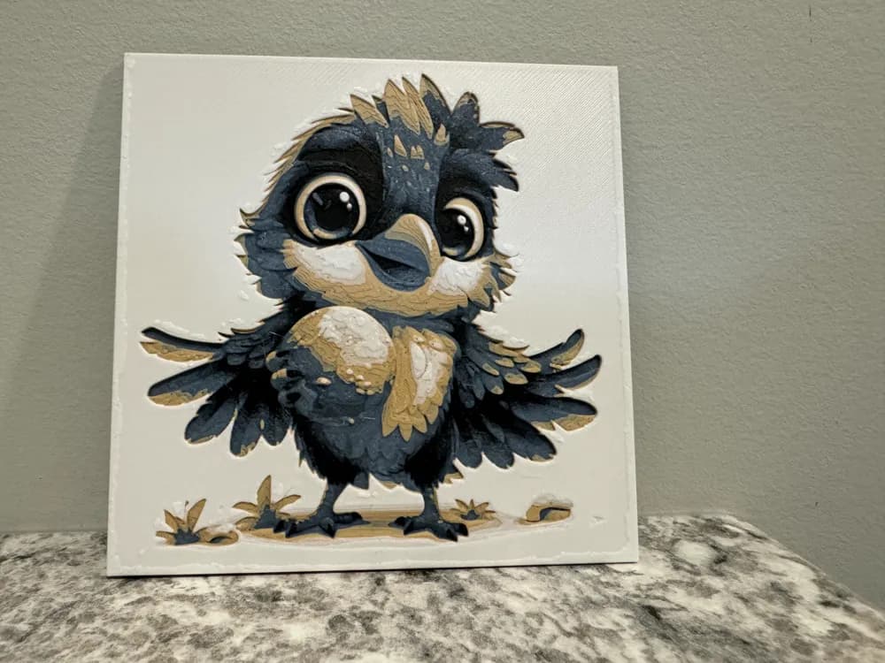 HueForge model: Happy Bird #2 by Canadian Gamer