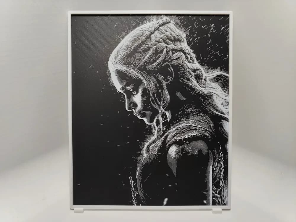 HueForge model: Daenerys Targaryen - Hueforge by BeaN