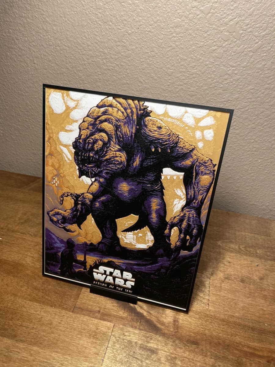 HueForge model: Star Wars - Return of the Jedi by Cloudy Nostalgia