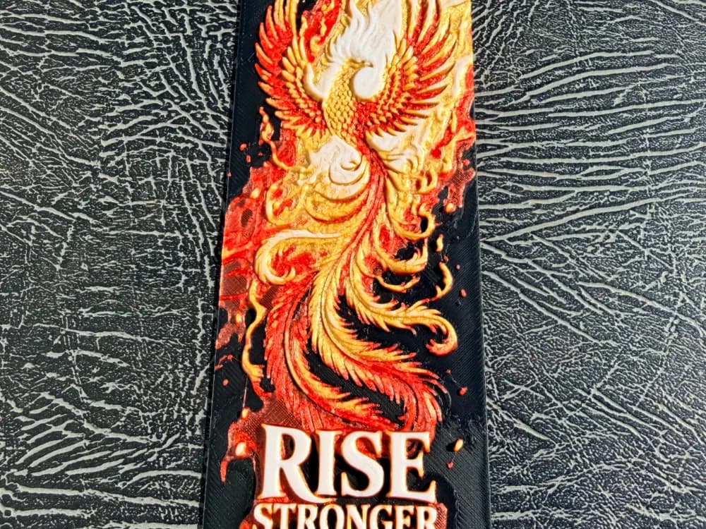 Rise Stronger Phoenix Bookmark FREE com License Rise Stronger Phoenix Bookmark FREE com License