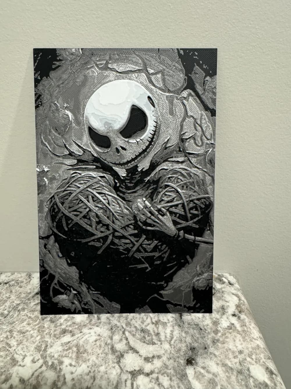 HueForge model: Jack - Nightmare Before Christmas - Valentine by Canadian Gamer