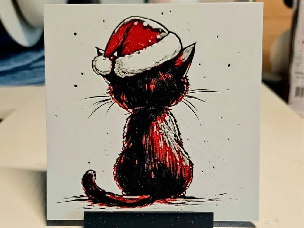 Christmas Black Cat Christmas Black Cat